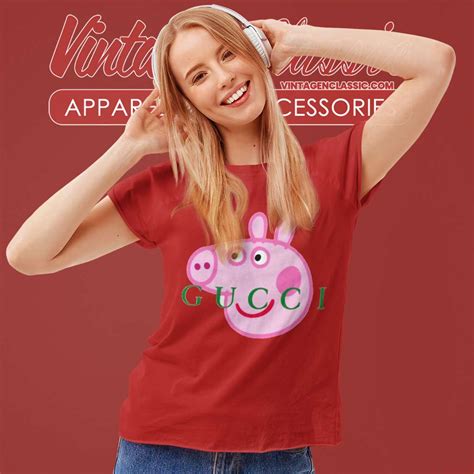 fake gucci pig shirt|genuine gucci t shirt.